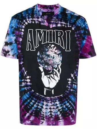 AMIRI tie-dye Cotton T-shirt - Farfetch