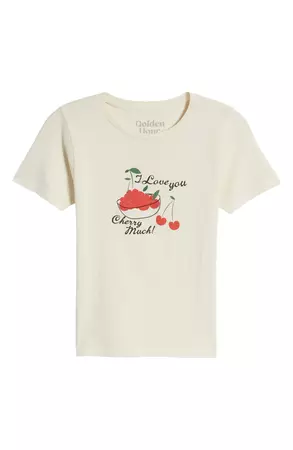 GOLDEN HOUR Love You Cherry Bowl Cotton Graphic T-Shirt | Nordstrom
