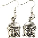 Amazon.com: Buddha Earrings,buddhist Jewelry,zen,yoga Jewelry,bronze Buddha,spiritual,buddha Head Earrings: Clothing, Shoes & Jewelry