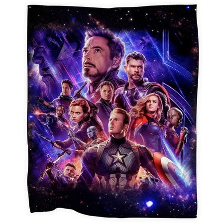 Amazon.com: Awesome Shirt Gift MD21 Avengers Endgame Throw Fleece Blanket Medium Size 30 x 40 INCH: Home & Kitchen