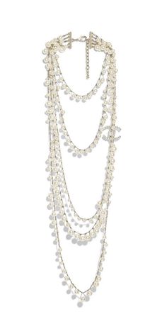 long pearl necklace | CHANEL
