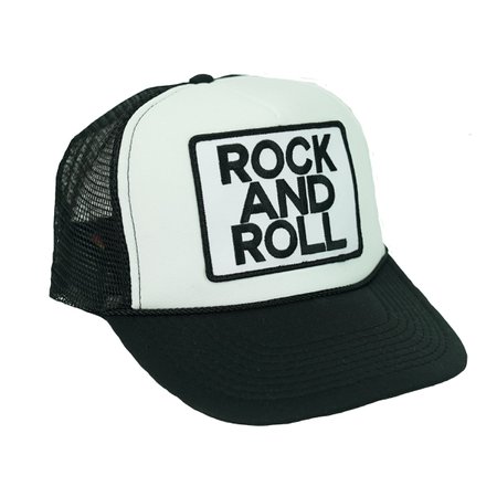 ROCK & ROLL VINTAGE TRUCKER HAT | Vintage trucker hats, Trucker hat, Rock and roll