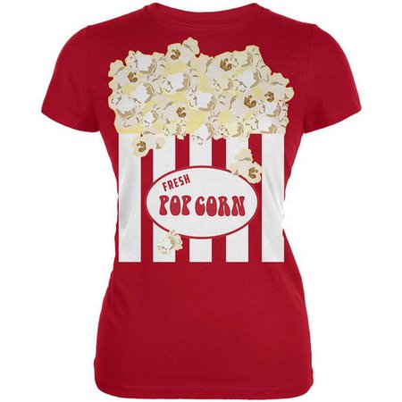 Halloween Popcorn Costume Juniors Soft T Shirt | Etsy
