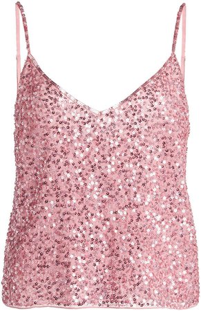 Jenny Packham Sequined Tank Top