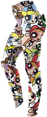 Amazon.com: Powerpuff Girls OSFM Polyester Spandex Womens Leggings: Clothing