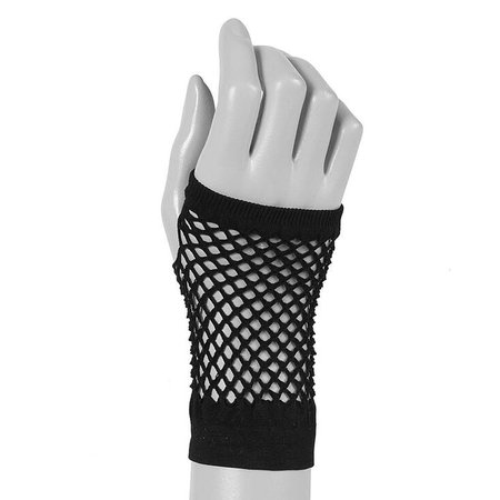 Flash Fishnet Gloves - Black | Claire's