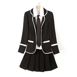 Japanese High School Girls Boys School Uniform Costume,Cosplay Complete Outfit | eBay
