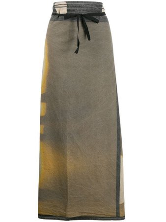 Maison Martin Margiela Pre-Owned 1990's tie-dye maxi skirt $319 - Buy Online VINTAGE - Quick Shipping, Price
