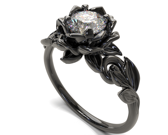 goth marriage rings - Google Search