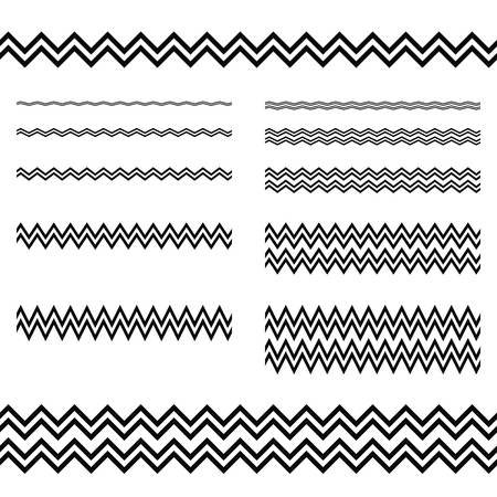 Graphic Design Elements - Asymmetrical Zigzag Line Page Divider.. Royalty Free Cliparts, Vectors, And Stock Illustration. Image 53717927.
