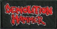 DEMOLITION HAMMER - Red Logo (Embroidered PATCH)