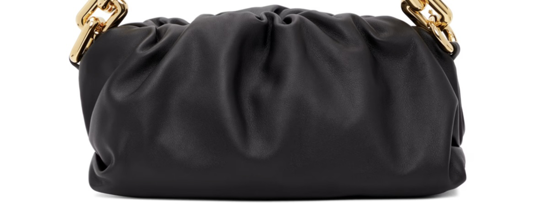 Black pouch purse bag
