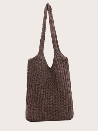 Knit Tote Bag | SHEIN USA