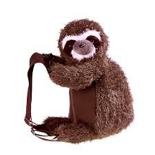 fuzzy sloth backpack