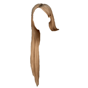 straight blonde hair png