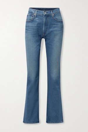 Net Sustain Libby Organic High-rise Jeans - Mid denim