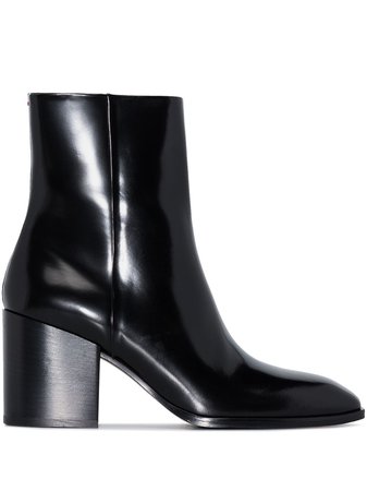 Aeyde Leandra 75mm leather ankle boots - FARFETCH