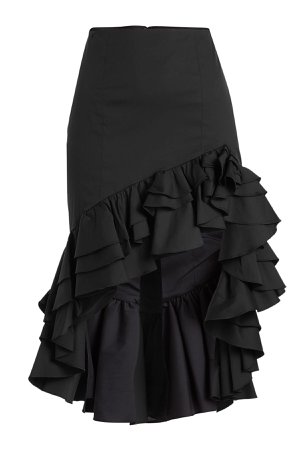 Ruffled Skirt in Cotton Gr. S
