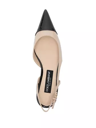 Dolce & Gabbana patent-finish Leather Sandals - Farfetch
