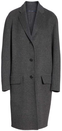 sofie d’hoore concord double face wool & cashmere coat