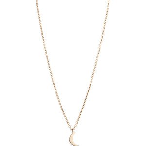 gold moon necklace