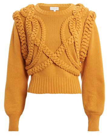 Ronny Kobo | Yeva Cable Knit Sweater | INTERMIX®