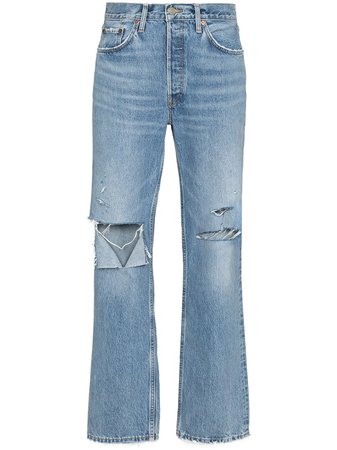 RE/DONE 90s straight-leg jeans - FARFETCH