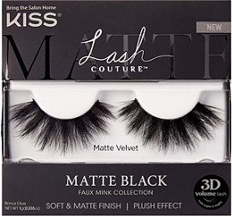 Kiss Lash Couture Matte Black Faux Mink, Matte Velvet | Ulta Beauty
