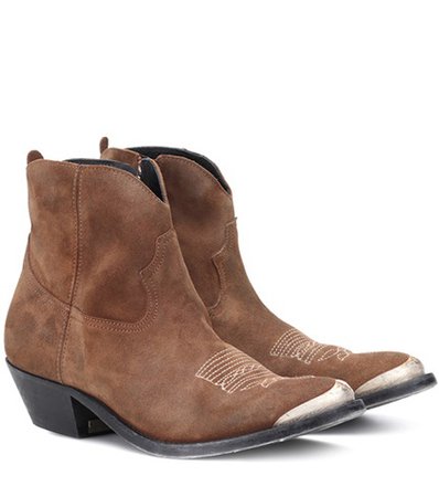 Young suede ankle boots