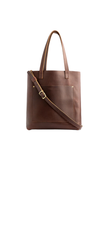 Leather Crossbody Tote