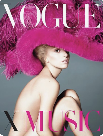 pink Vogue magazine