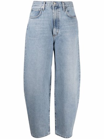 Shop AGOLDE Balloon tapered jeans with Express Delivery - FARFETCH