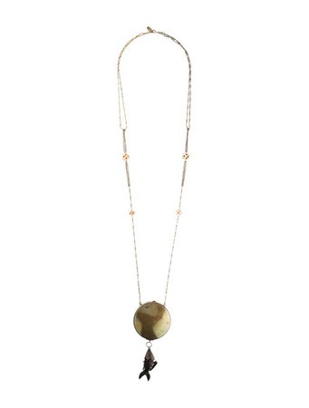 Isabel Marant Shell & Fish Pendant Necklace - Necklaces - ISA70098 | The RealReal