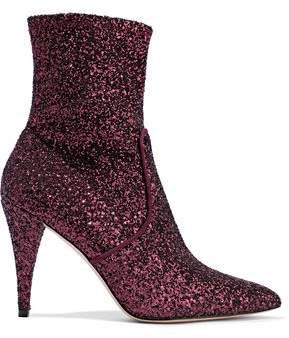 Hedde Glittered Knitted Ankle Boots