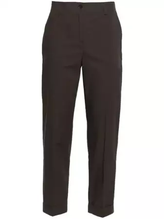 P.A.R.O.S.H. tapered-leg Cotton Trousers - Farfetch