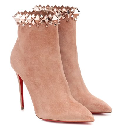 Firmamma 100 Suede Ankle Boots - Christian Louboutin | Mytheresa