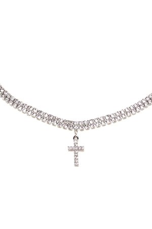Life Of Sin Choker Necklace - Silver - Jewelry - Fashion Nova