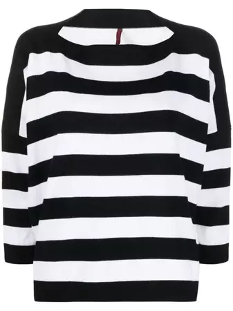 Daniela Gregis Striped Slouchy Knitted Sweater - Farfetch