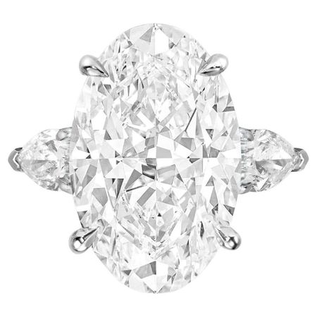 Antinori Fine Jewels Flawless GIA Certified 10 Carat Oval Diamond Platinum Ring ($ 1 155 000)