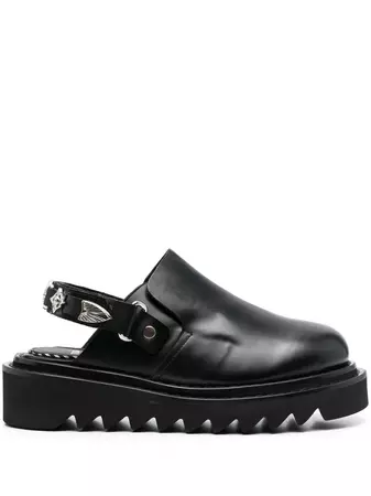 Toga Pulla Buckled ankle-strap Flat Mules - Farfetch