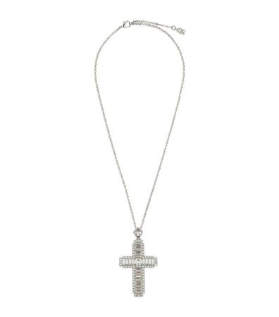 Dolce & Gabbana Embellished Cross Necklace | Harrods US