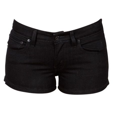 black short shorts