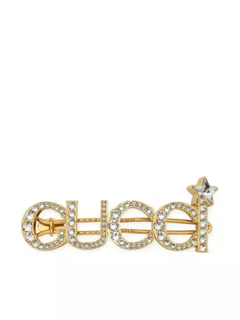Gucci crystal-embellished Hair Clip - Farfetch