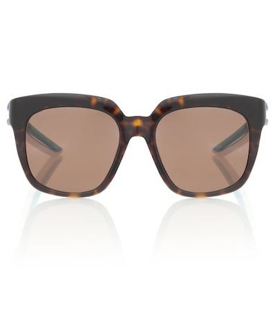 Hybrid D-frame sunglasses