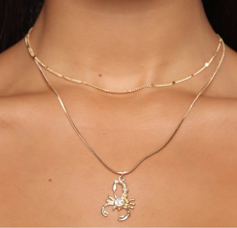 scorpion necklace FN