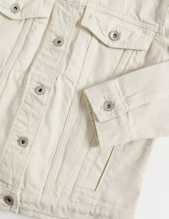 Pure Cotton Denim Trucker Jacket | M&S Collection | M&S