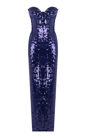 Paradis Sequined Midi Dress By The New Arrivals Ilkyaz Ozel | Moda Operandi