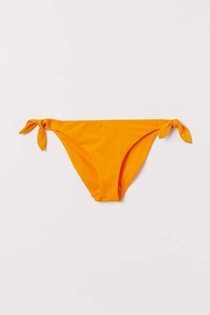 Tie Bikini Bottoms - Orange