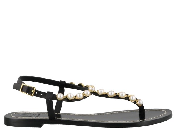 Tory Burch Emmy Pearl Thong Sandals