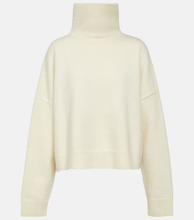 Ezio Wool And Cashmere Turtleneck Sweater in White - The Row | Mytheresa